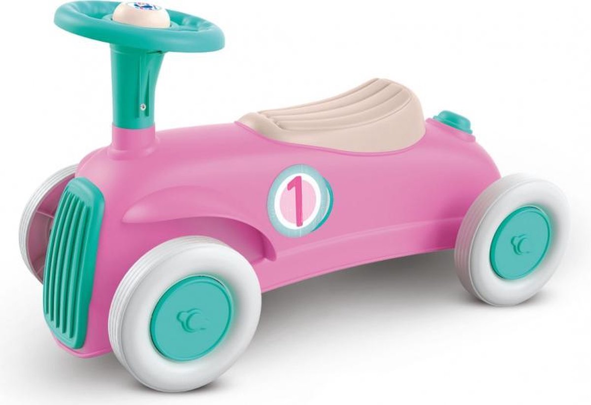 loopauto Vintage junior roze 58,5 x 25 x 16 cm