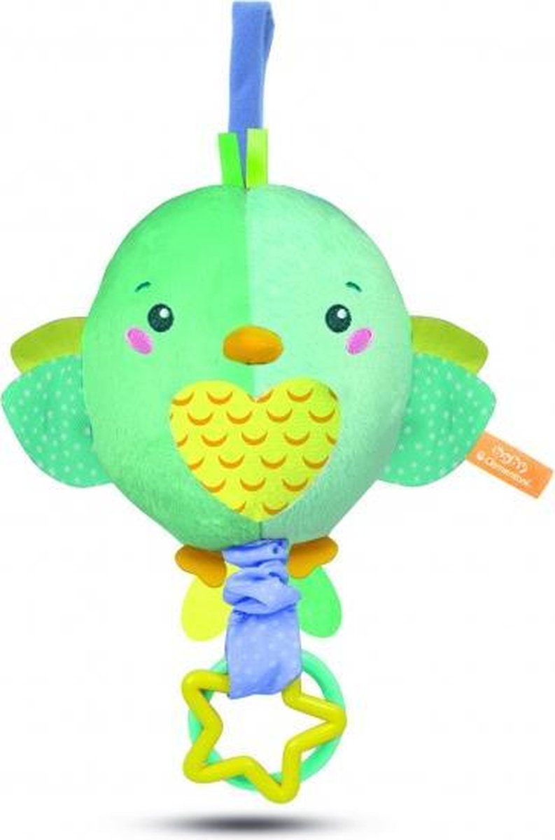 muziekknuffel Soft Bird groen