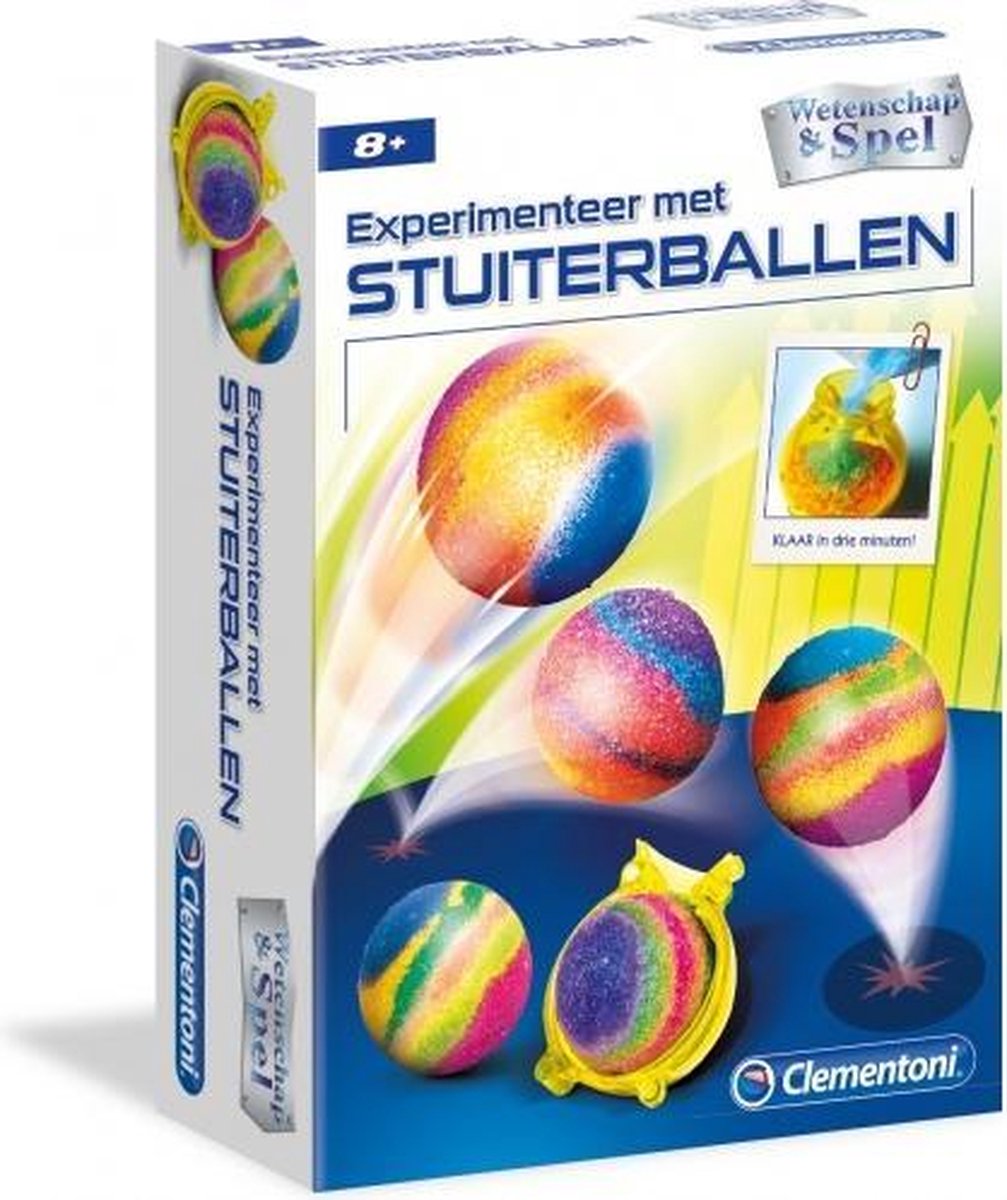 wetenschapset stuiterballen multicolor