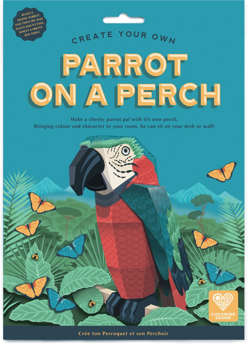 Clockwork Soldier: Create your Own Parrot on a Perch