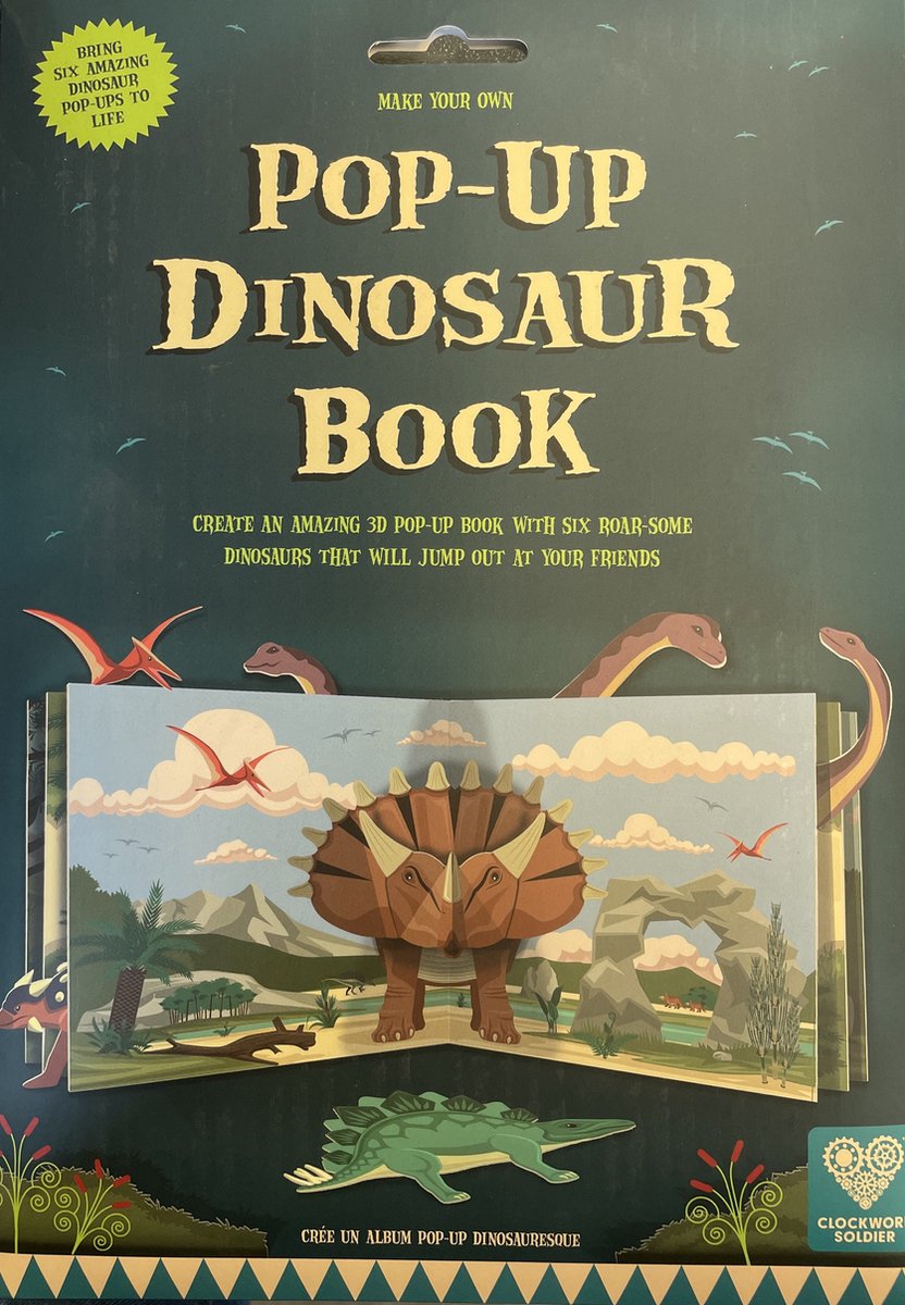 Make a pop-up Dinosaur Book