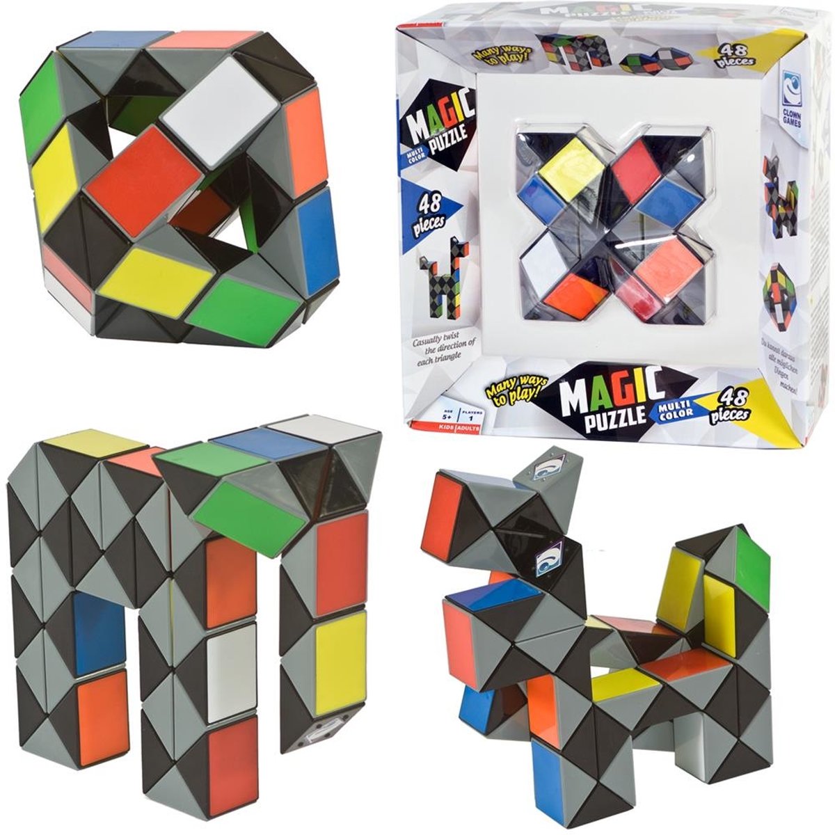 Magic puzzel multi 48 stukjes