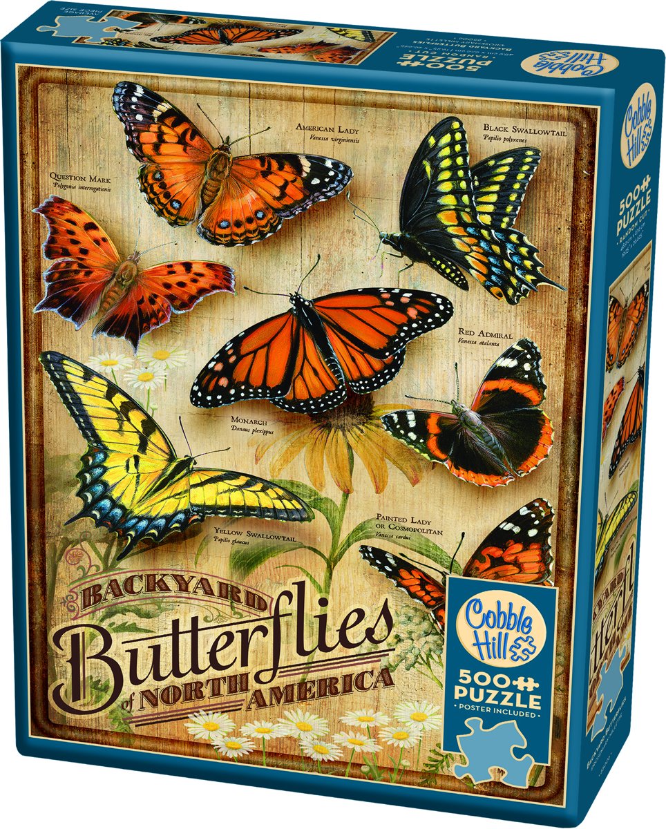 Cobble Hill Backyard Butterflies 1000 stukjes puzzel