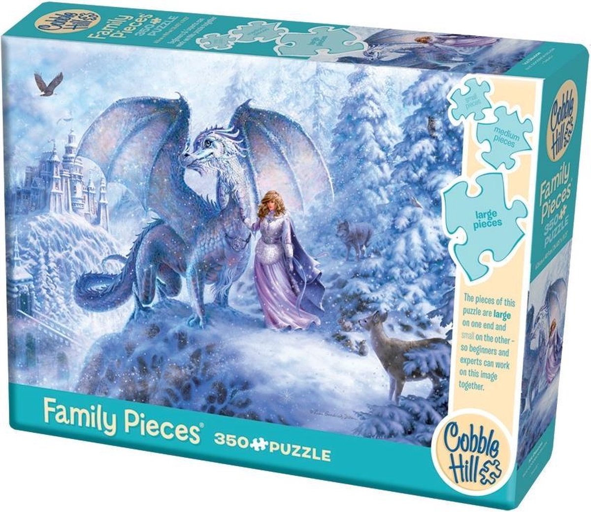 Cobble Hill Legpuzzel Family: Ice Dragon 350 Stukjes