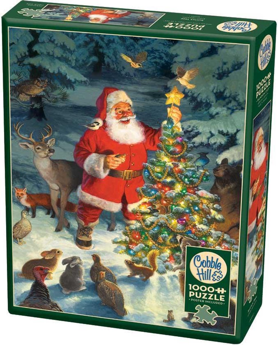 Cobble Hill Puzzels Santas Tree - 1000 stukjes