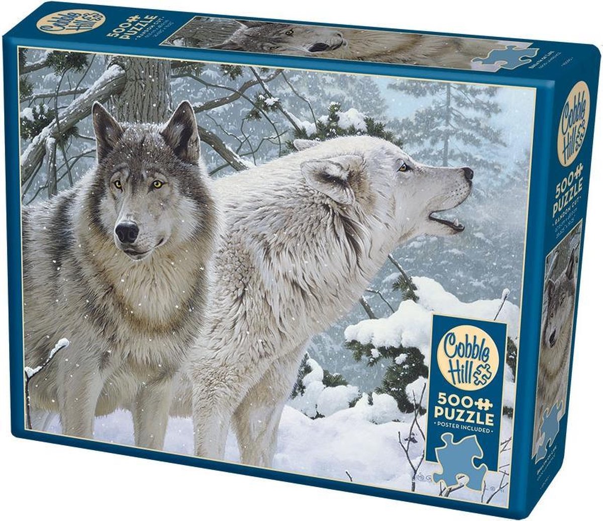 Cobble Hill legpuzzel two wolves 500 stukjes