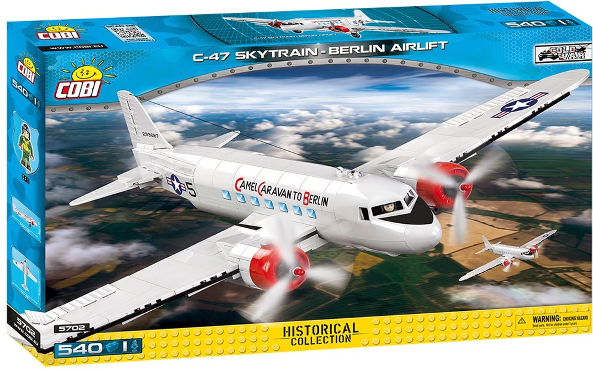 Cobi 550 Pcs Small Army /5702/ Douglas C-47 Berlin Ai