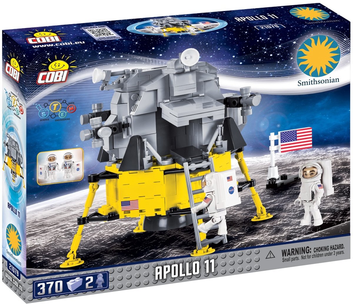 Cobi Bouwpakket Smithsonian - Apollo 11 Grijs 372-delig (21079)