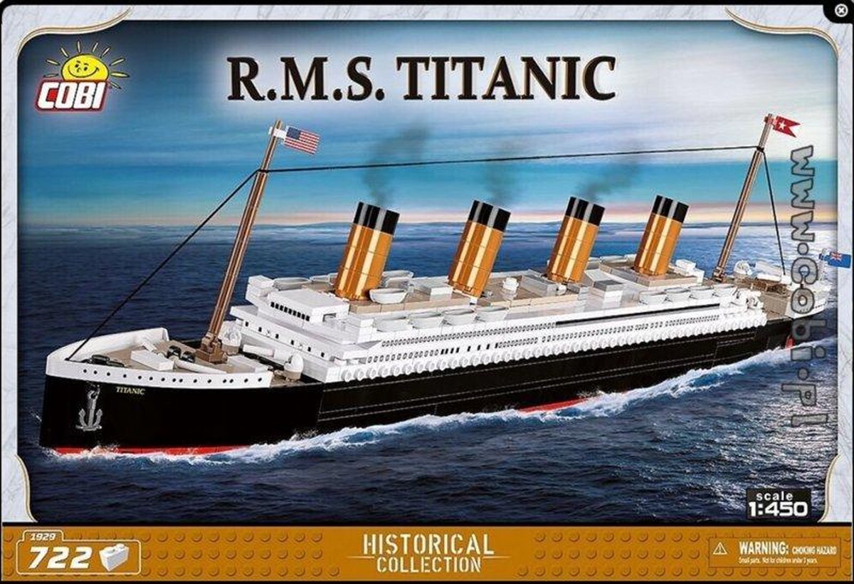 Cobi COBI 1929 Historical Collection R.M.S. TITANIC 722 klocki 1:450