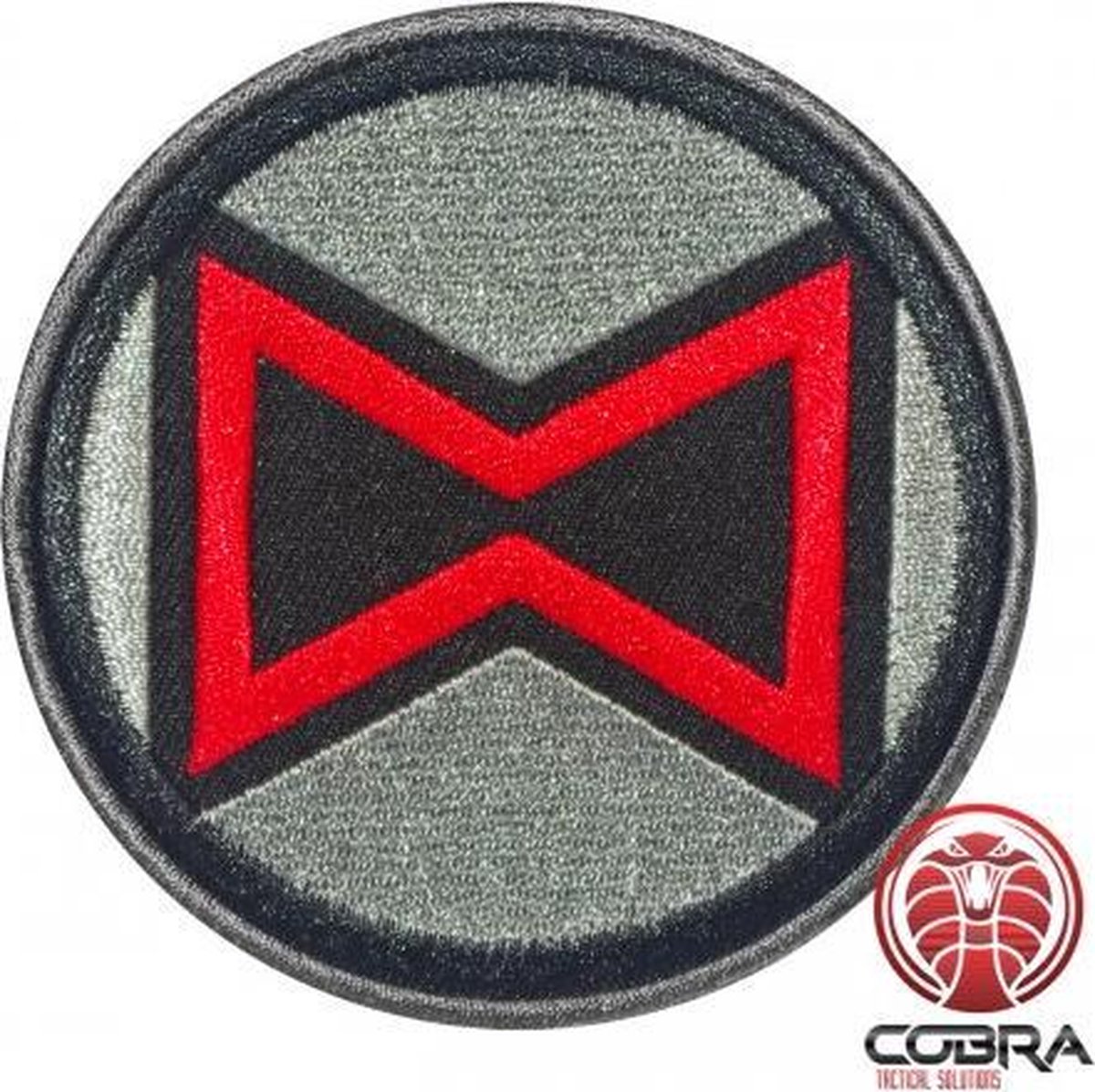 Black Widow Avengers logo Geborduurde film Patch met klittenband