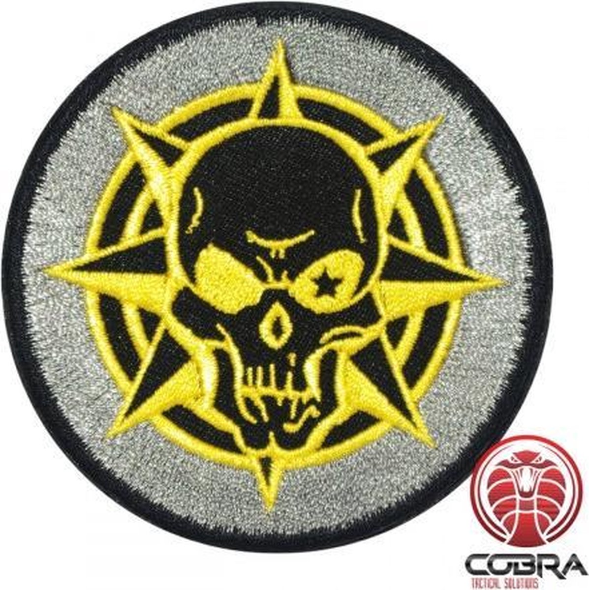 Crossfire Headshot Kill Icon Cosplay Yellow Geborduurde Patch met velcro