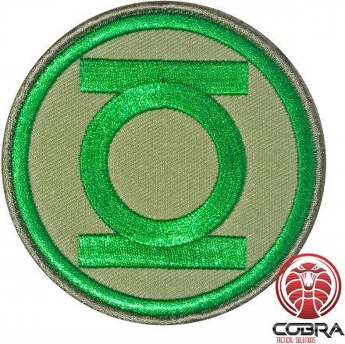 DC Comics Green Lantern Geborduurde film Patch met klittenband