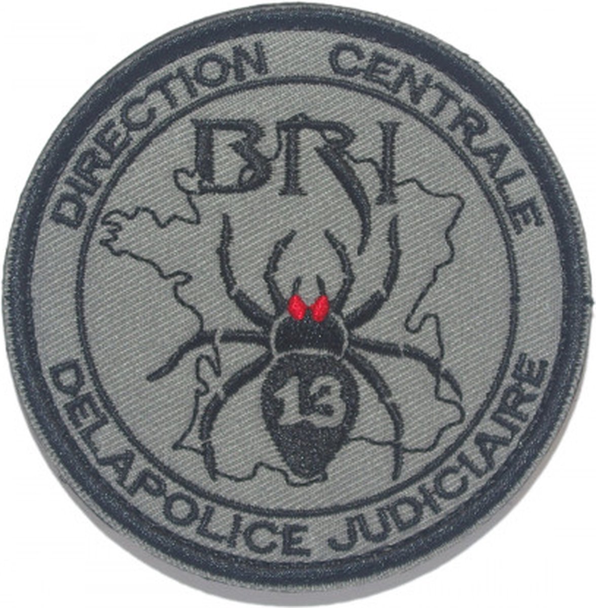 Direction Centrale De La Police Judiciaire BRI 13 Geborduurde militaire patch embleem met klittenband