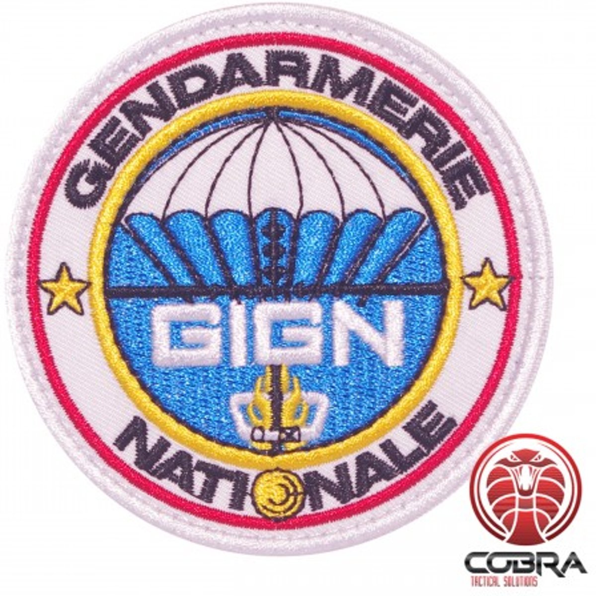 Gendarmerie Nationale GIGN geborduurde politie patch met velcro