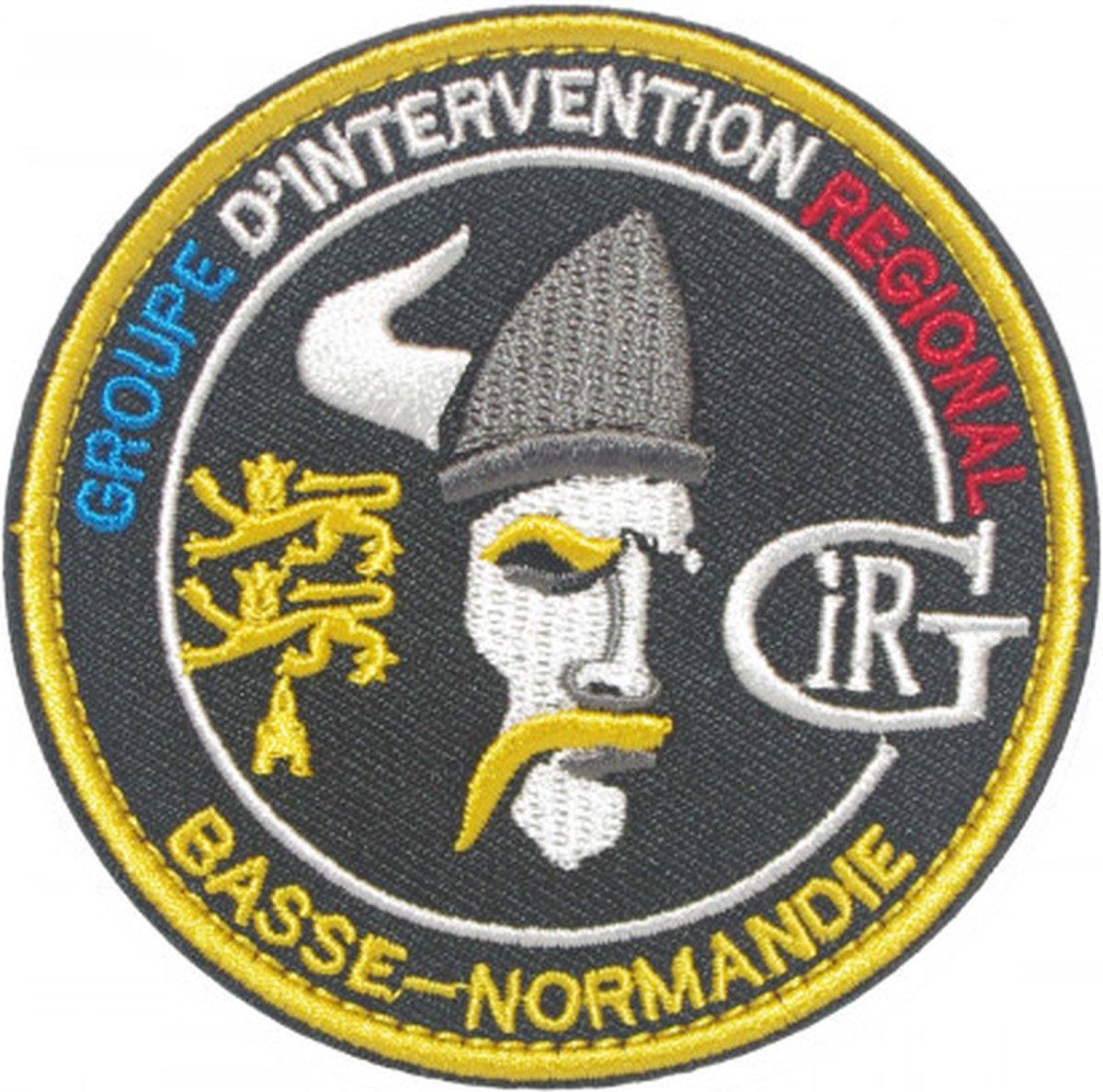 Groupe dintervention Regional Basse-Normandie Police Geborduurde militaire patch embleem met klittenband