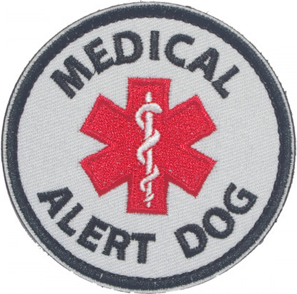 Medical Alert dog Geborduurde militaire patch embleem met klittenband