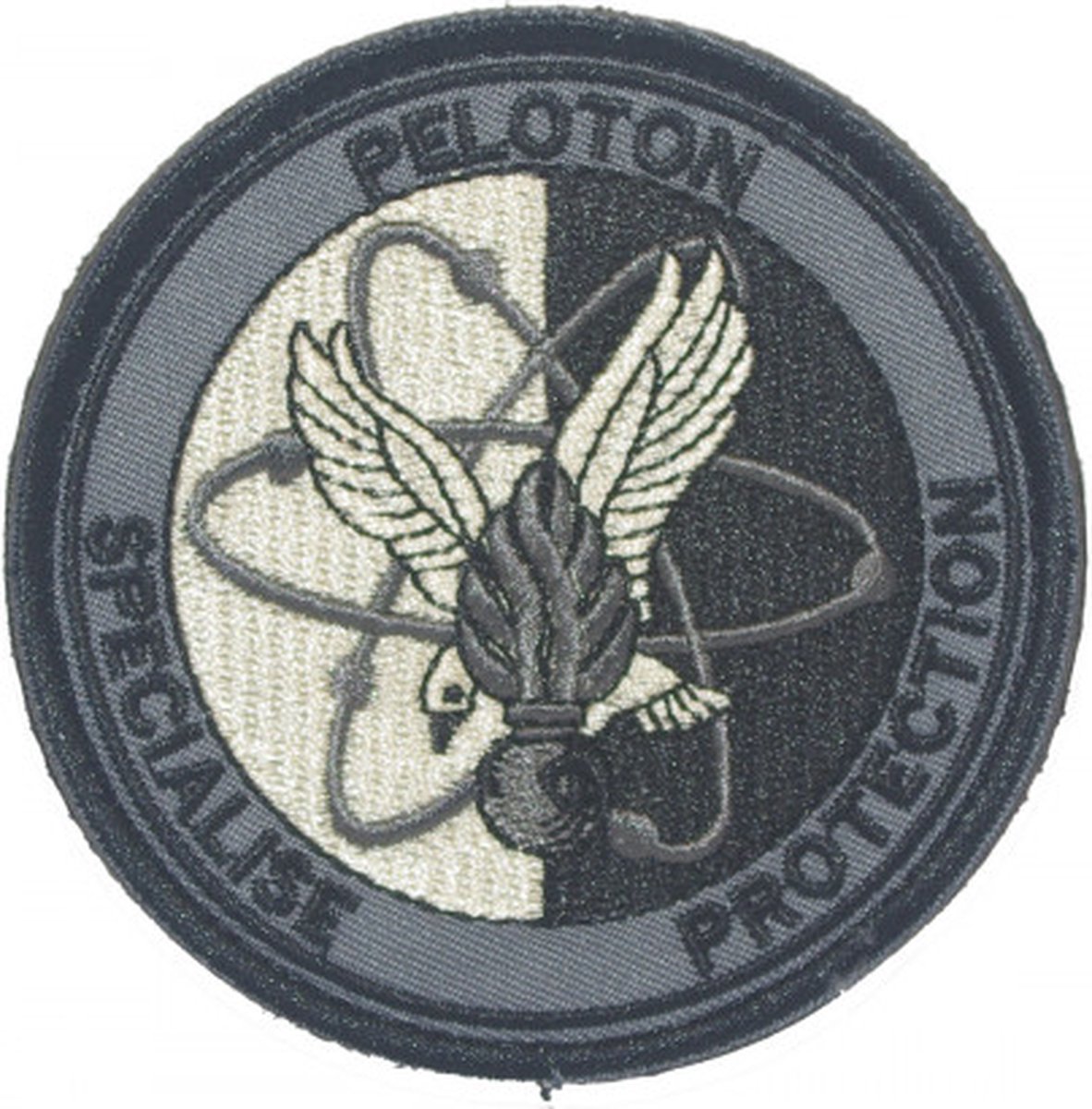 Peleton Specialise Protection Police Geborduurde militaire patch embleem met klittenband