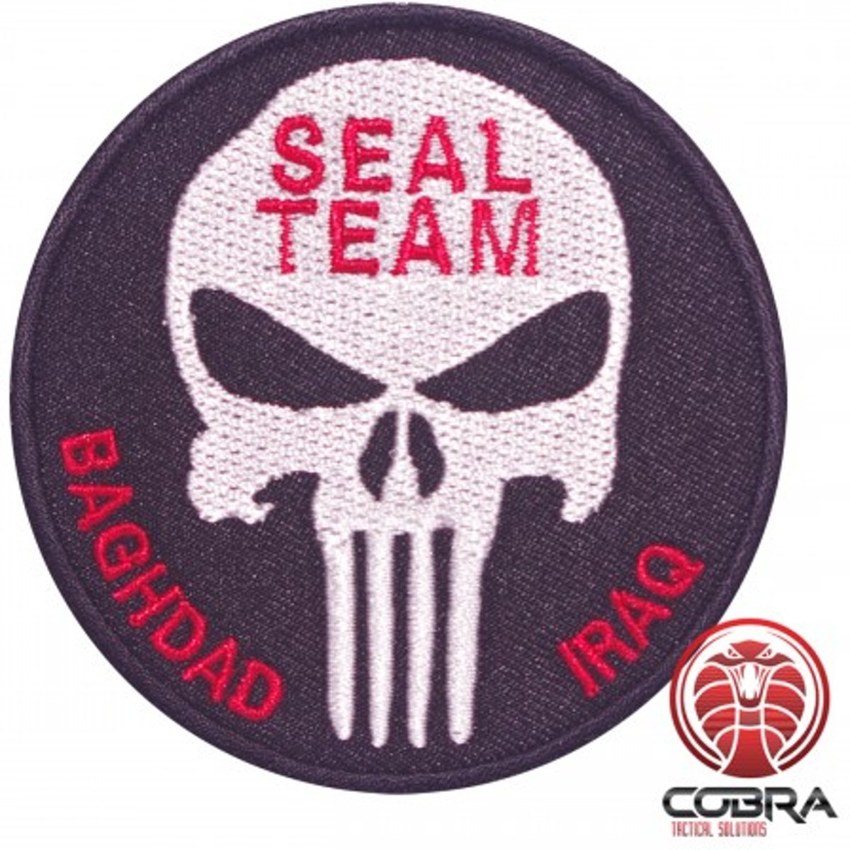 Seal team Baghdad Iraq geborduurde militaire patch met velcro