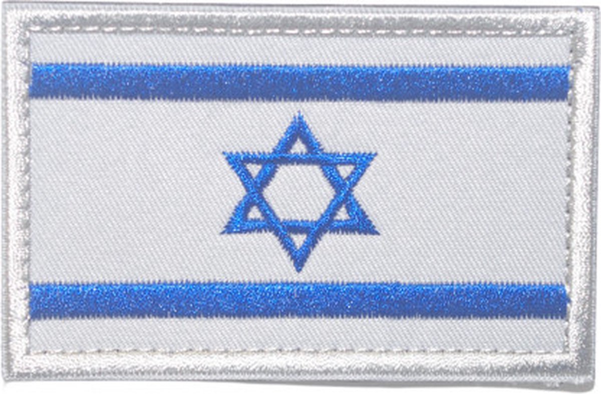 Vlag Israël Geborduurde militaire patch embleem met klittenband