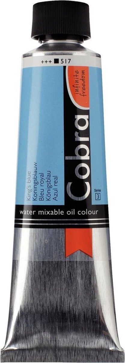 Cobra Artist Watervermengbare Olieverf 150mL 517 Koningsblauw