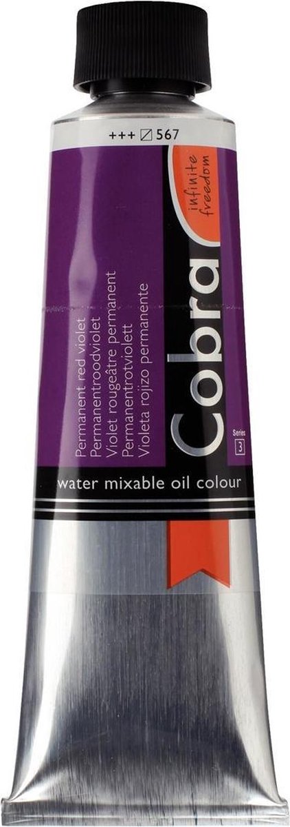 Cobra Artist Watervermengbare Olieverf 150mL 567 Permanentroodviolet