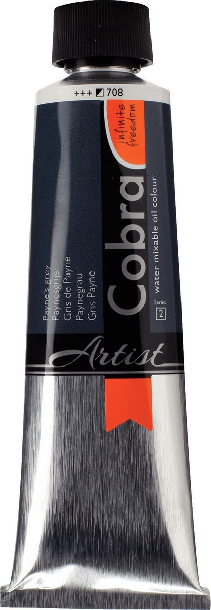 Cobra Artist Watervermengbare Olieverf 150mL 708 Paynesgrijs