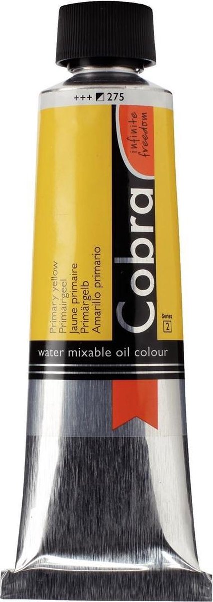 Cobra Artist water Watervermengbare Olieverf 150mL 275 Primairgeel