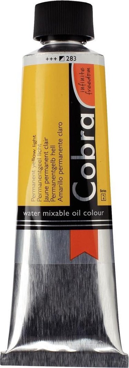 Cobra Artist water Watervermengbare Olieverf 150mL 283 Permanentgeel licht