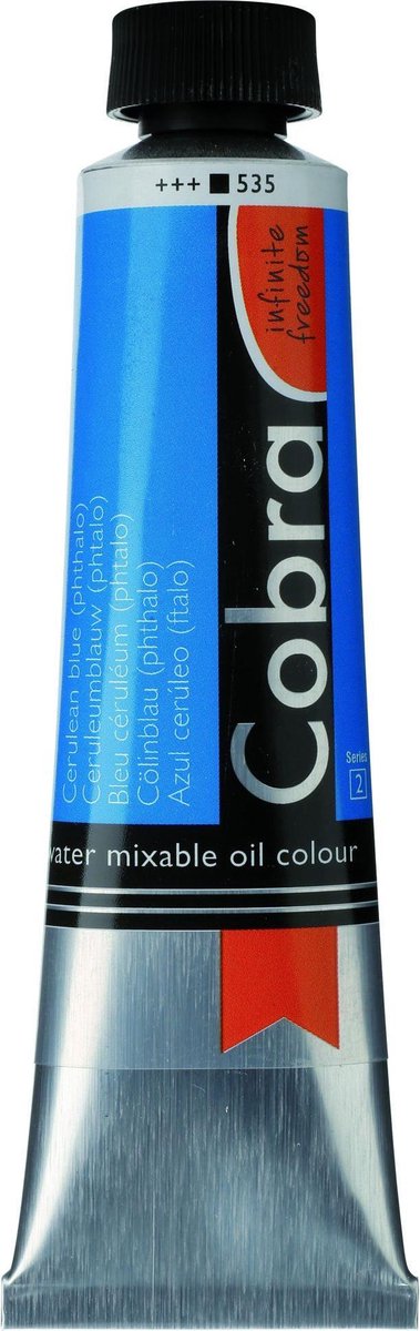 Cobra Artists Olieverf serie 2 Cerulean Blue (Phthalo) (535) 40 ml