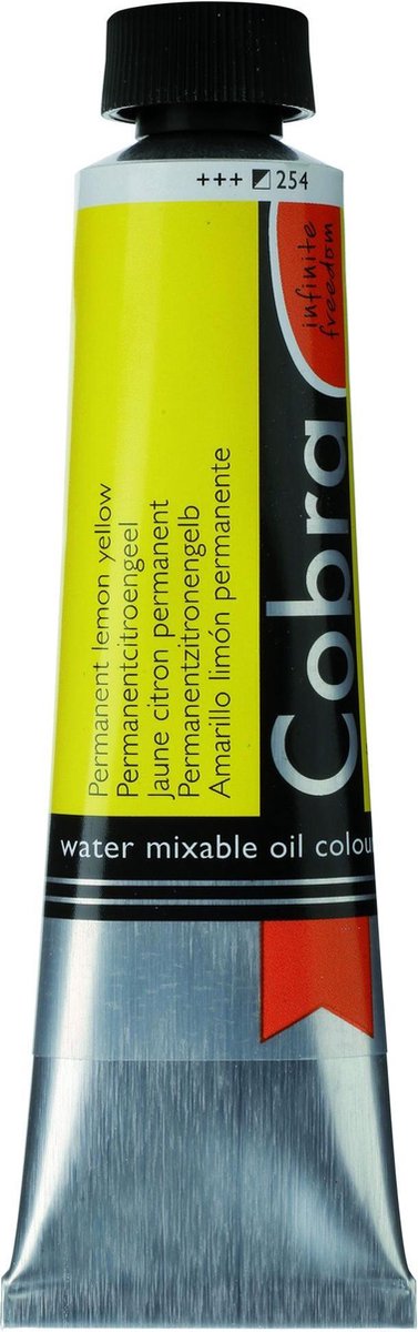 Cobra Artists Olieverf serie 2 Permanent Lemon Yellow (254) 40 ml