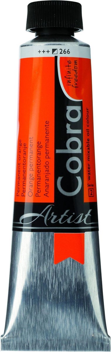 Cobra Artists Olieverf serie 2 Permanent Orange (266) 40 ml