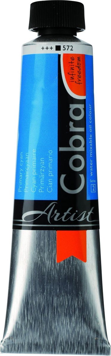 Cobra Artists Olieverf serie 2 Primary Cyan (572) 40 ml