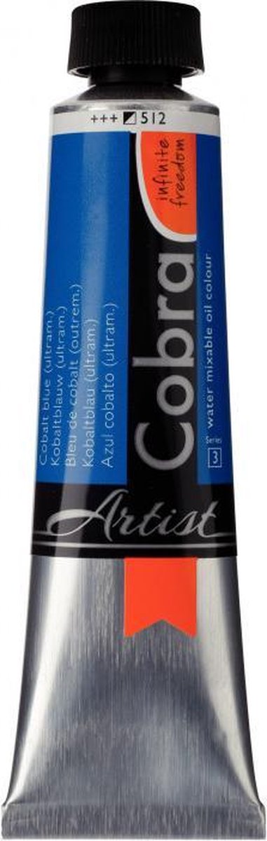 Cobra Artists Olieverf serie 3 Cobalt Blue (Ultramarine) (512)  40 ml