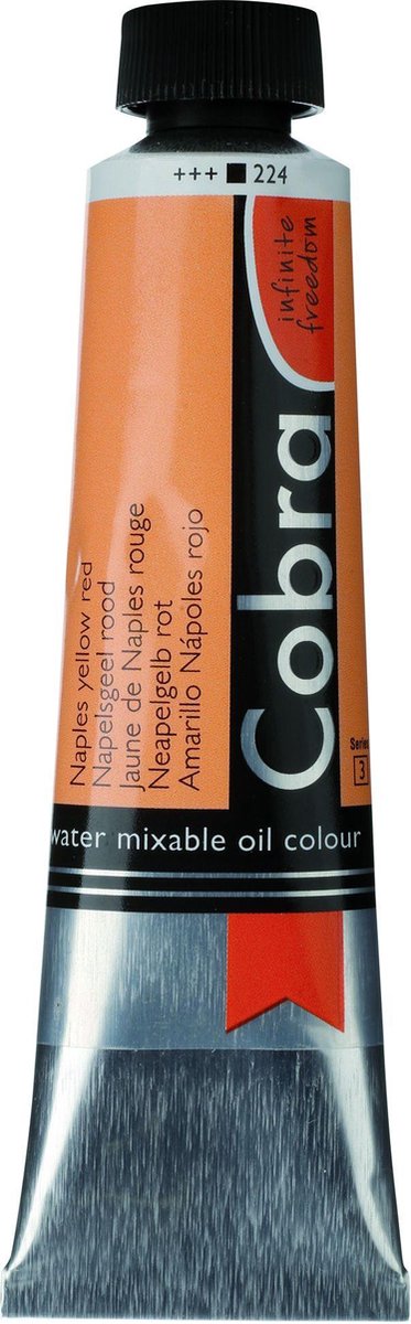 Cobra Artists Olieverf serie 3 Naples Yellow Red (224) 40 ml