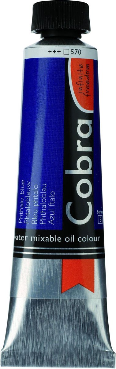 Cobra Artists Olieverf serie 3 Phthalo Blue (570) 40 ml