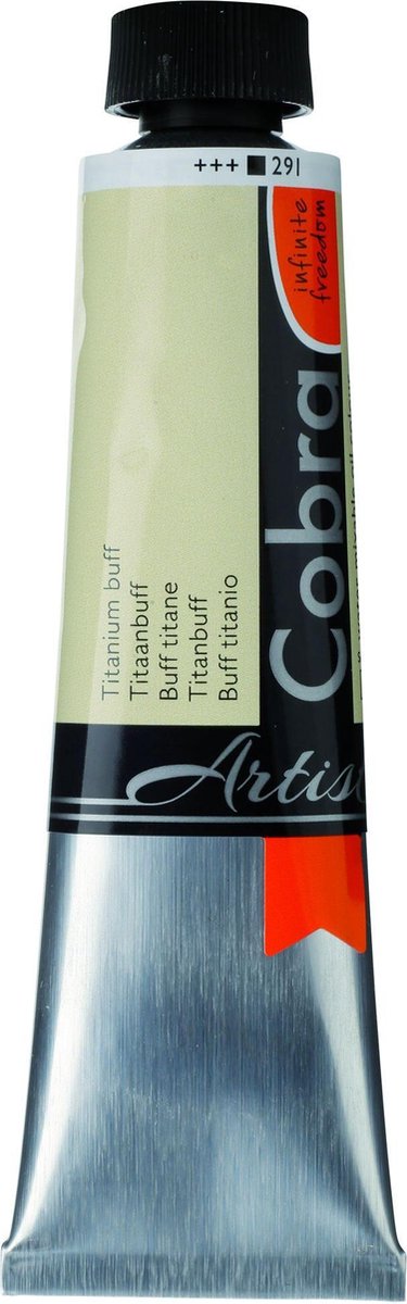 Cobra Artists Olieverf serie 3 Titanium Buff (291) 40 ml