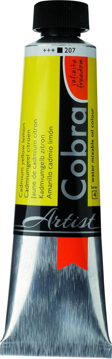 Cobra Artists Olieverf serie 4 Cadmium Yellow Lemon (207) 40 ml