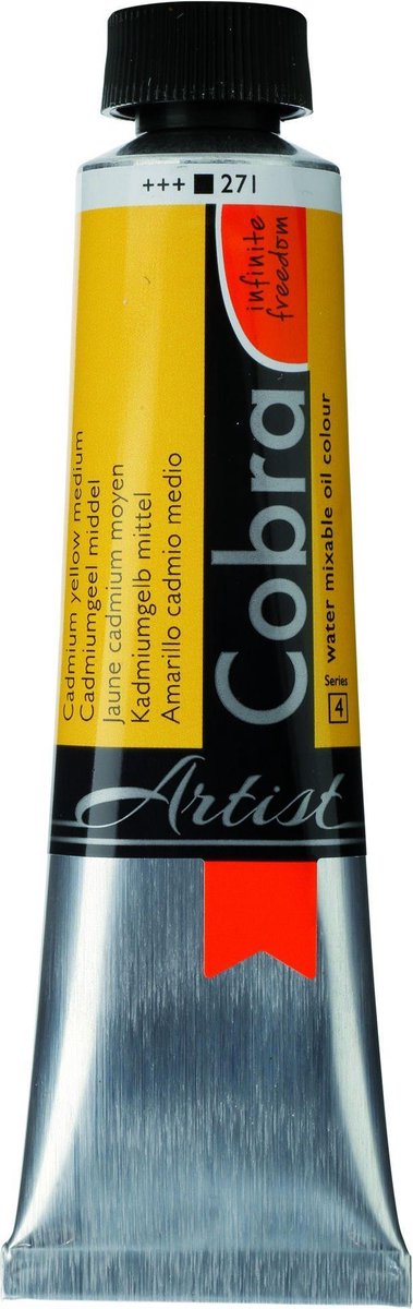 Cobra Artists Olieverf serie 4 Cadmium Yellow Medium (271) 40 ml