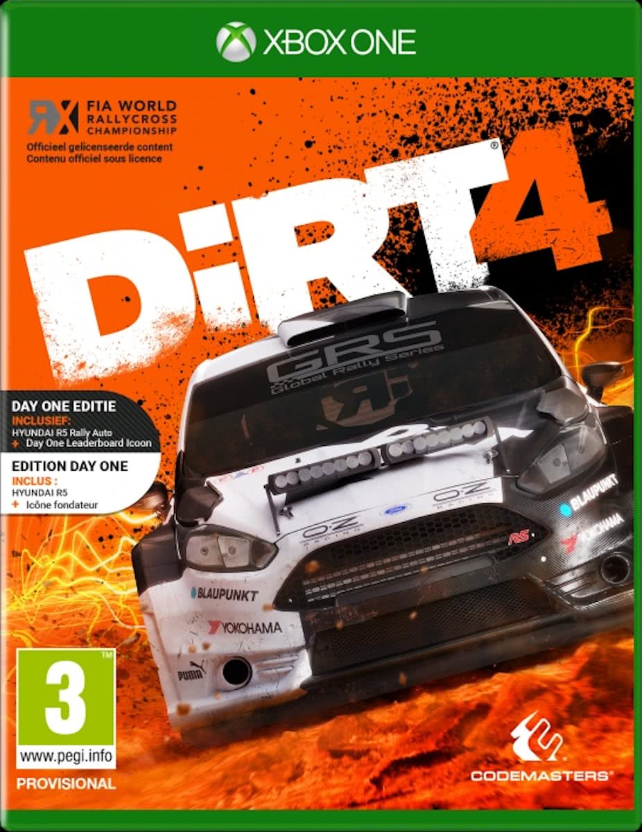 DiRT 4 - Day 1 Edition /Xbox One