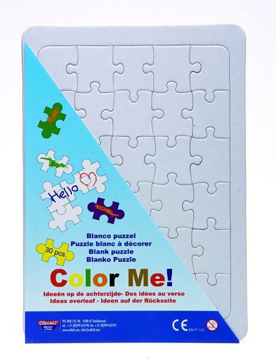 Collall blanco puzzel A4 30pcs