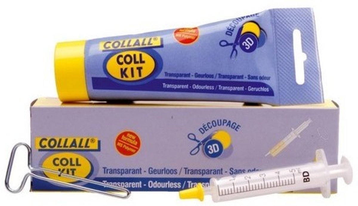 Collall collkit inclusief sleutel & spuit 80 Milliliter