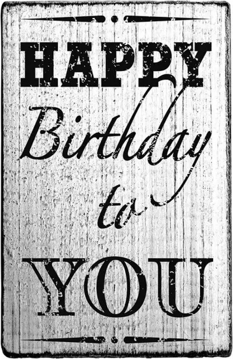 Colop vintage stempel-Happy birthday to you-Stempelen-Kaarten maken-Scrapbook-Knutselen-Hobby-DIY