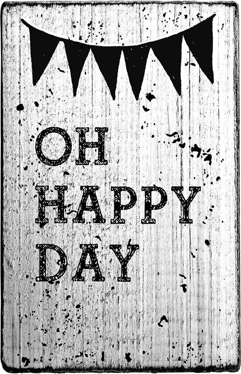 Colop vintage stempel-Oh Happy Day-Stempelen-Kaarten maken-Scrapbook-Knutselen-Hobby-DIY