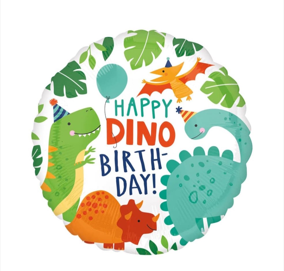 Verjaardags ballon dino 18 inch