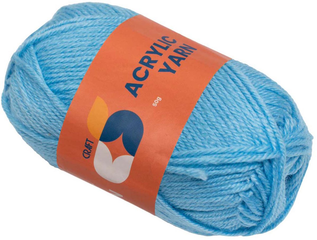 Colorations - Acrylgaren Lichtblauw, 50g