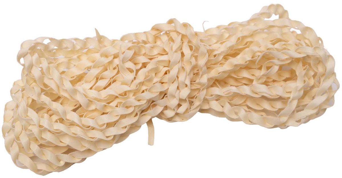 Colorations palmkettingtouw knutselmateriaal - rol van 5 meter bruin.