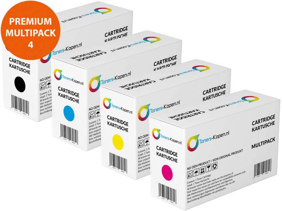 Set 4x Premium huismerk Toner voor HP 201X M252 M277