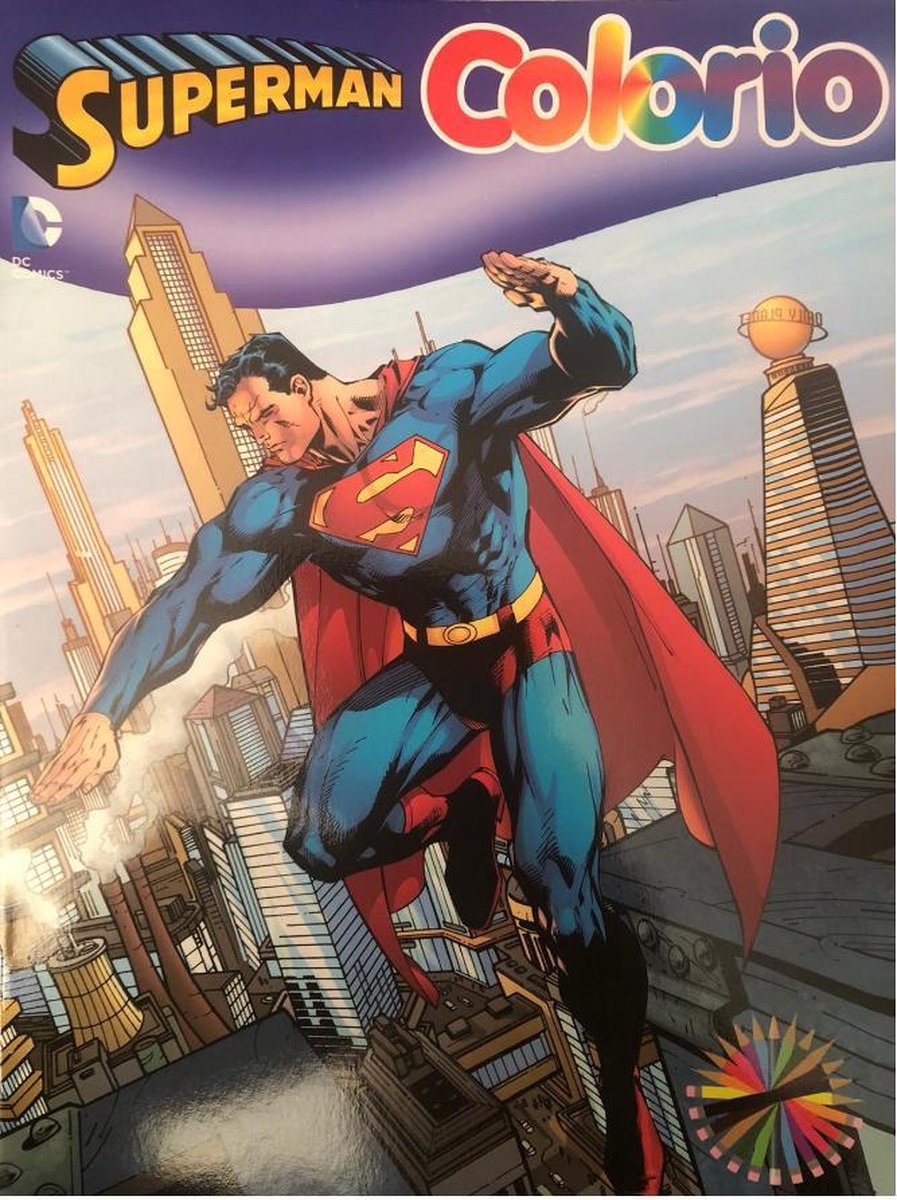 kleurboek superman vol met superman kleurplaten