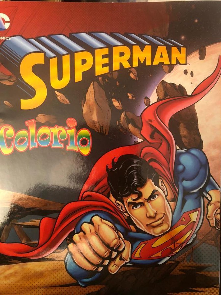 kleurboek supperman vol met superman kleurplaten