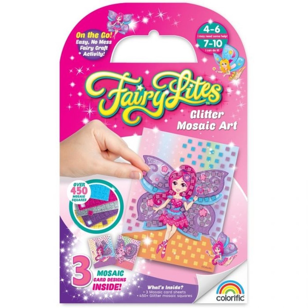 Fairy Lites on the go - Glitter Mosaic Art